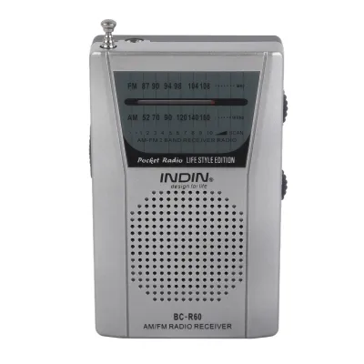 Zdjęcie produktu dla Przenośne radio kieszonkowe, małe mini radio wielofunkcyjne, praktyczne radio tranzystorowe AM/FM - idealny prezent