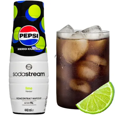 Produktbild von Syrop do SodaStream Pepsi MAX Limonka 440 ml