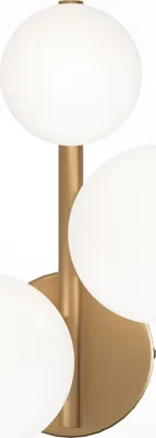 Imagen del producto de Aplique de pared Maytoni Dallas, lámpara de pared con 3 bombillas G9, color dorado