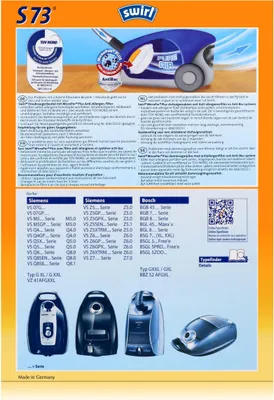 Produktbild von 3 x Swirl S 73 MP Plus AirSpace Staubsaugerbeutel Staubbeutel Microvlies