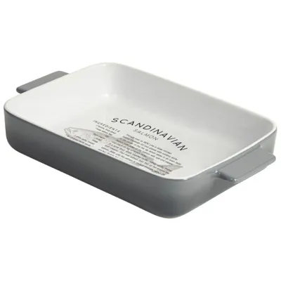 Produktbild von Gusta Ovenschaal Scandinavian Grau-Weiß 32 x 19 x 5,8 cm Steingut