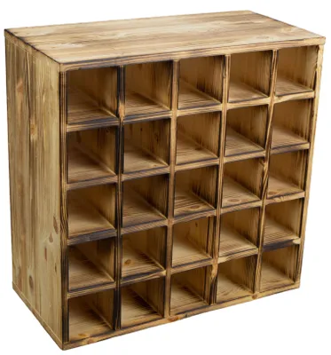 Produktbild von grosses Weinregal geflammt 52 x 52 "25er"