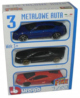 Produktbild von Bburago 1:43 Porsche Taycan Lamborghini Set Modellautos