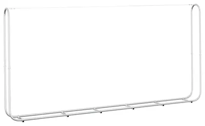 Immagine prodotto di vidaXL Rastrelliera per legna da ardere 300x25x150 cm in acciaio zincato
