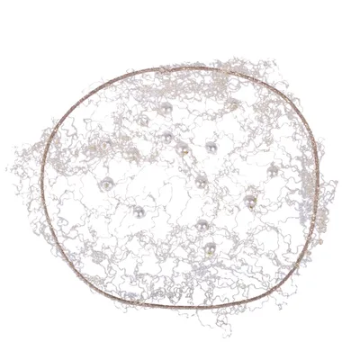 Produktbild von QHP Invisible Pearl Haarnetz