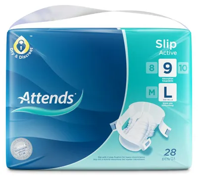 Productafbeelding van Attends Slip Active 9 Maat L (28 Stuks)
