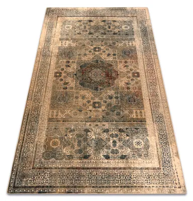 Image de Tapis en laine SUPERIOR MAMLUK oriental vintage crème beige 100x150 cm