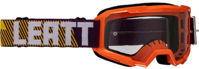 Produktbild von LEATT Vizion 2.5s Motocross Brille Orange Schwarz Klare Linse 90%