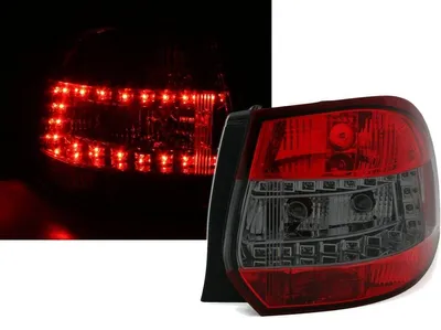Image de Feux arrière LED, rouges, effet fumé, pour VW Golf 5 / 6 Variant, à partir de 2007