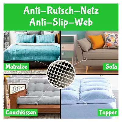 Produktbild von Antirutschmatte Teppichunterlage rutschfest Meterware 90x500cm