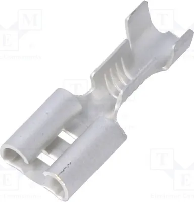 Obrázek produktu pro 10 kusů konektorů: ploché, 6,3 mm, 0,8 ÷ 2 mm², samice, 0,8 mm, pro kabely, izolované (ne)
