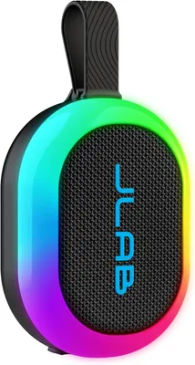 Produktbild von Ultrakompakter tragbarer Bluetooth-Lautsprecher mit 8+ Std Akku, 5W sattem Sound, RGB-Licht, IP55 wasserresistent, ideal für Outdoor, Reisen, Party