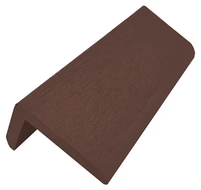 Produktbild von MUSTER WPC L-Abschlussleiste Terrassendielen 150 mm chocolate braun 60x40 mm