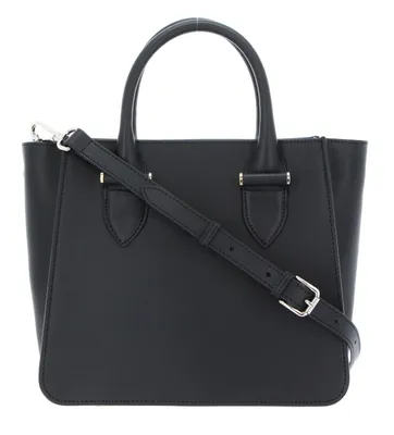 Produktbild von DECADENT Leder Handtasche Schultertasche Lynette Small Tote Vegetal Black schwarz
