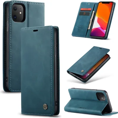 Produktbild von Caseme 013 iPhone 11 Hülle Klapphülle Geldbörse - Grün