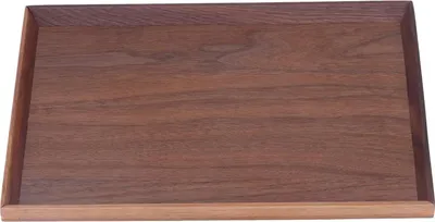 Zdjęcie produktu dla Drewniana Taca 30/35/40 cm Brązowa Prostokątna Taca do Serwowania Kwadratowa Orzechowa Dekoracja Owoce Herbata Kawa Taca Do Restauracji Baru Domowego - Duży Format Akcesoria Kuchenne Taca Kwadratowa 70x70