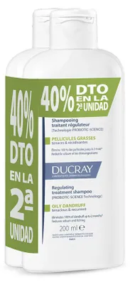 Image de KELUAL SQUANORM shampooing pour pellicules grasses pack 2 x 400 ml