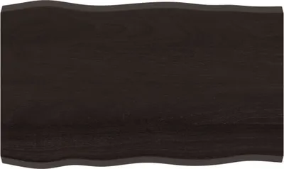 Produktbild von vidaXL Tischplatte 100x60x(2-4) cm Massivholz Behandelt Baumkante