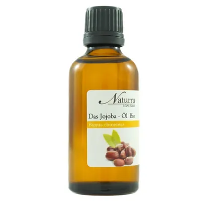 Bio Jojobaöl 50ml kaltgepresst unraffiniert nativ vegan Hautpflege Naturkosmetik