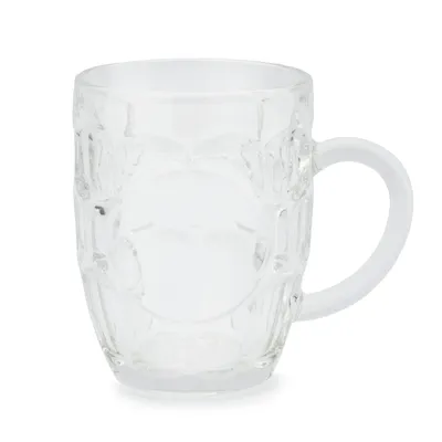 Produktbild von Bierkrug Bierglas Bierbecher mit Henkel Glas Bier BEER 500 ml