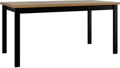 Obrázek produktu pro Rozkládací kuchyňský stůl 160x90 cm ELISEK 4 - dub grandson / černý