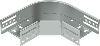 Produktbild von OBO RB 90 610 FS Bogen 90° f.Kabelrinne horizontal 6036560