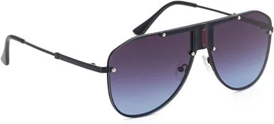 Produktbild von Große Sonnenbrillen - Herren Damen - Stilvoller Schutz - Polarisierte Gläser - 54mm Objektivhöhe - Blau