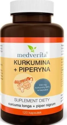 Produktbild von Medverita Curcumin Piperin 120 K
