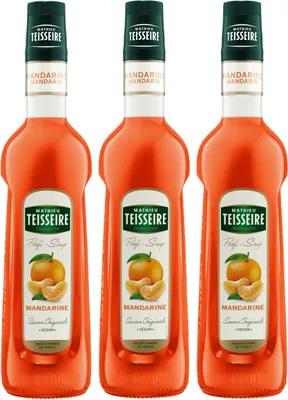 Image de Mathieu Teisseire Sirop pour boissons Mandarine 0,7L (paquet de 3)