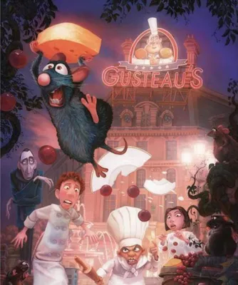 Image de Tableau par numéros avec cadre Disney Ratatuj 40x50 cm