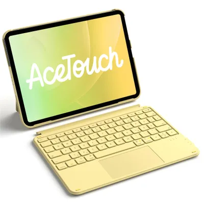 Produktbild von Inateck Ultraleichte Tastatur für iPad 10/11 Gen A16 2025,iPad Air 11" M4/M3/M2 (2026/2025/2024),Air 5/4,Pro 11 4/3/2/1,Abnehmbar, mit Touchpad