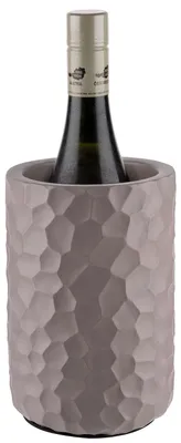Zdjęcie produktu dla APS-Germany 36131, Szklana butelka, Wino, Szary, Monochromatyczny, Beton, 190 mm
