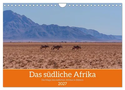 Produktbild von Das südliche Afrika 2027 (Wandkalender 2027 DIN A4 quer), CALVENDO Monatskalender