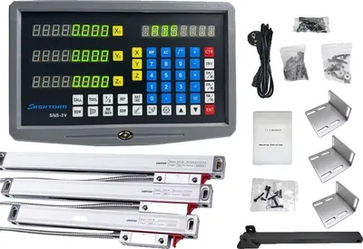 Imagen del producto de Codificador lineal, compatible con tornos CNC, alta precisión, kit de color SNS-3V de 5 μm