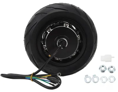 Immagine prodotto di Motore nel mozzo da 10 pollici per biciclette elettriche, 48 V, 72 V, da 2200 a 4000 W, resistente all'usura, pneumatici a vuoto per scooter