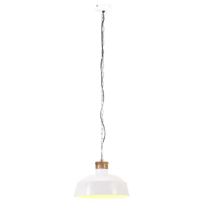 Zdjęcie produktu dla Industrialna Lampa Wisząca, 58 Cm, Biała, E27 Lumarko!