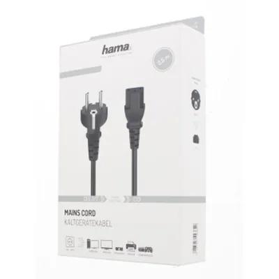 Produktbild von Hama 00200738, 2,5 m, Netzstecker Typ C, C14-Koppler