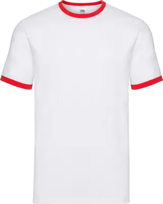 Immagine prodotto di Fruit of the Loom - T-shirt da uomo RW9801 (XL) (Bianco/Rosso)