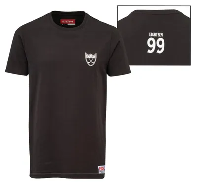 Obrázok produktu pre Tričko CCM Monochrome Shortsleeve Senior schwarz L