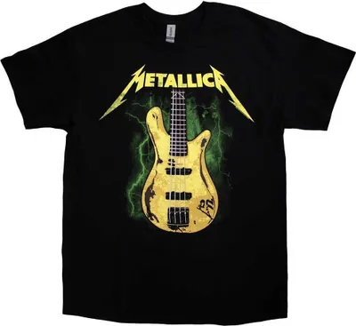 Image de Metallica - "Trujillo M72 Bass" T-shirt homme/femme unie RO11303 (L) (Noir)
