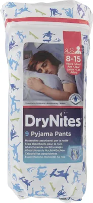 Produktbild von DryNites Pyjama Pants Boy 8 bis 15 Jahre (9 St.)