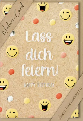 Produktbild von bsb 693029-2 Geburtstagskarte - Natur Card, inkl. Umschlag