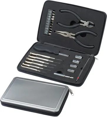 Produktbild von 25-teilige Werkzeugbox aus Aluminiun / Werkzeugkoffer