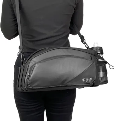 Produktbild von Fahrrad Gepäckträgertasche, 11L Multifunktionale Fahrradtaschen für gepäckträger, Wasserdicht & Reflektierend fahrradtasche gepäckträger Rucksack
