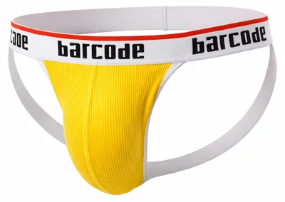 Immagine prodotto di Barcode Berlin - Intimo da Uomo Sospensorio - Cosme Jockstrap Yellow - 1x Taglia L