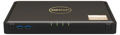 Produktbild von QNAP TBS-464 NAS Desktop Intel® Celeron® N5105 8 GB DDR4 0 TB QNAP Turbo System Schwarz