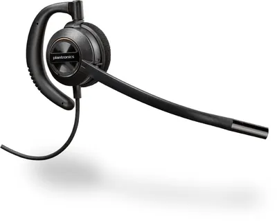 Produktbild von HP Poly EncorePro 530 Headset + Quick Disconnect, Kabelgebunden, Anrufe/Musik, 22 g, Kopfhörer, Schwarz