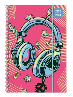 Produktbild von Collegetimer Music 2022/2023 - Schüler-Kalender A5 (15x21 cm) - Musik - Ringbindung - Weekly - 224 Seiten - Terminplaner - Alpha Edition