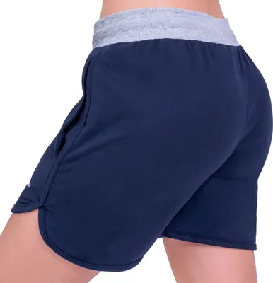 Zdjęcie produktu dla Nebulus bawełniane szorty LINDA damskie, szorty, spodnie letnie, Q2307 - Damskie, granatowy, XL/42