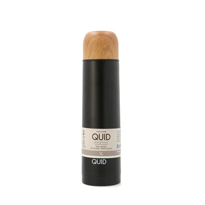 Produktbild von Thermosflasche Quid Cocco Schwarz Tropf Metall 1 L